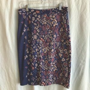 Anthropologie knit Knee length pencil skirt.